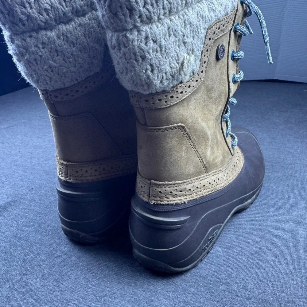 The North Face Women's Winter Snow Boots Insulated‎ Waterproof Cozy Tan Size 7
